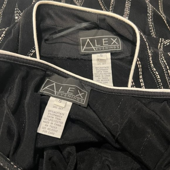 Alex Evenings Matching Jacket & Tank Size Small - Picture 10 of 10